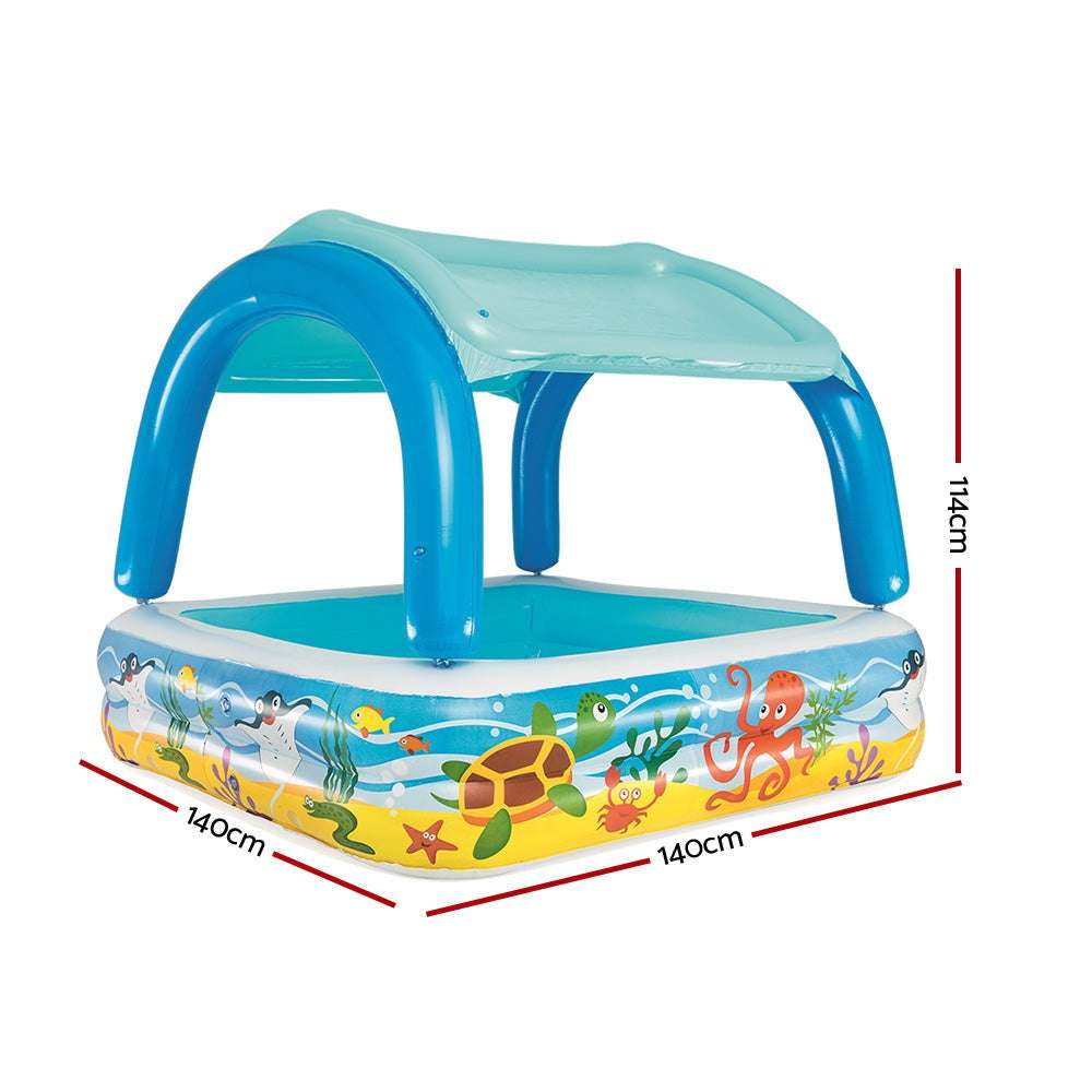 Bestway Kids Pool 140x140x114cm Inflatable Swimming